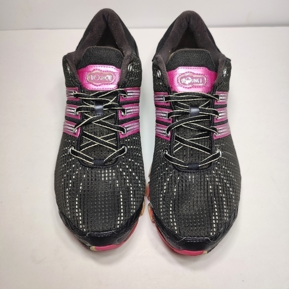 Adidas RARE Vintage Classic Mujer Microbounce Plus Gray Pink Shoe Sneakers Sz 11 - Picture 2 of 10
